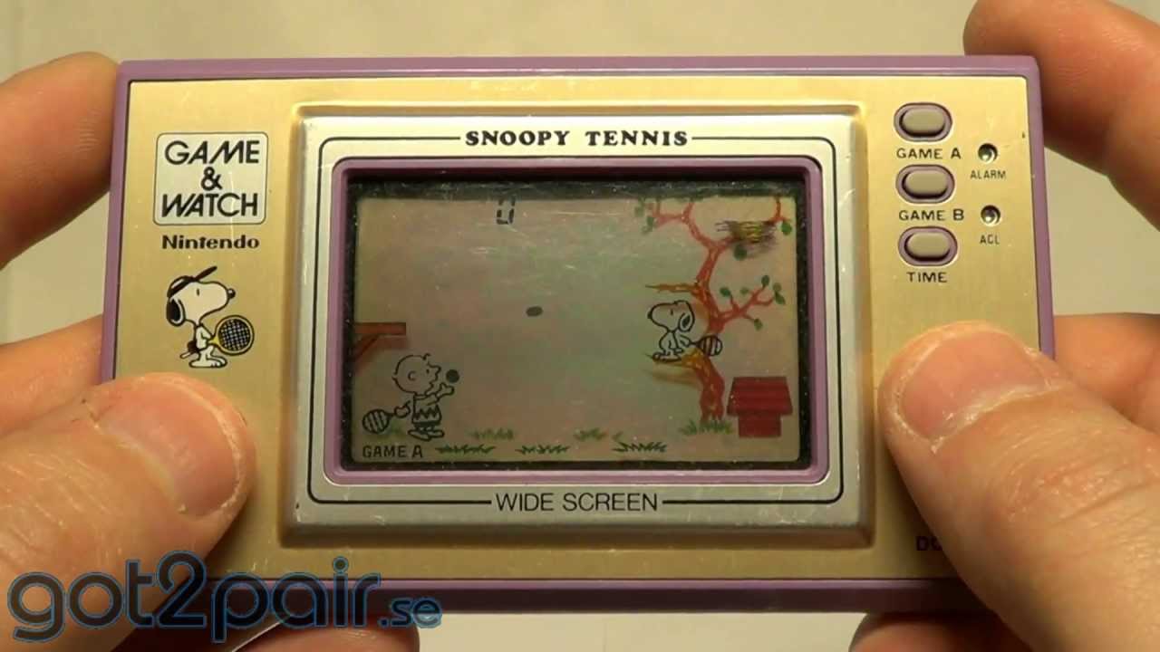 SNOOPY TENNIS SP-30 - Nintendo Game & Watch