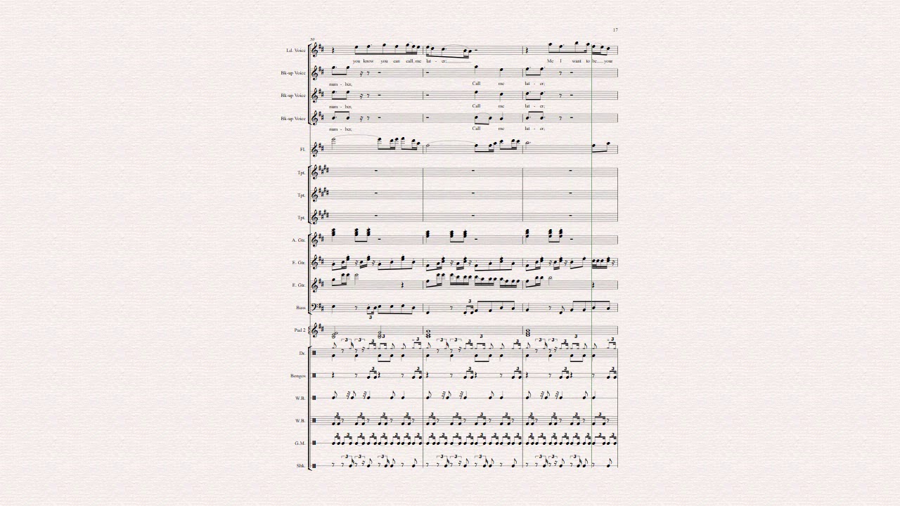 JOROMI - SIMI; music score transcribed by Edison S. Aguzue @Somedimusic