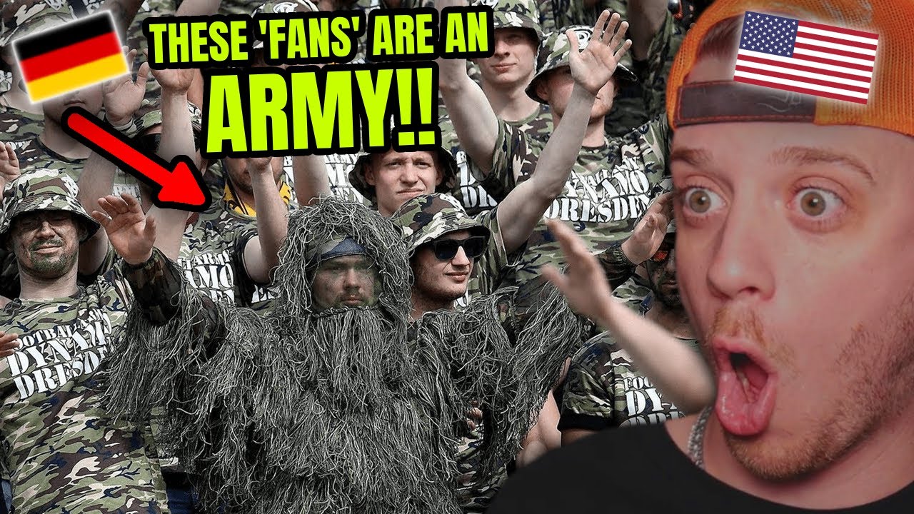 American Reacts to CRAZY Dynamo Dresden Fans (German Ultra)