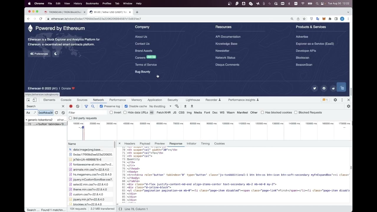 Web Scraping: discovering hidden website APIs using Chrome Dev Tools