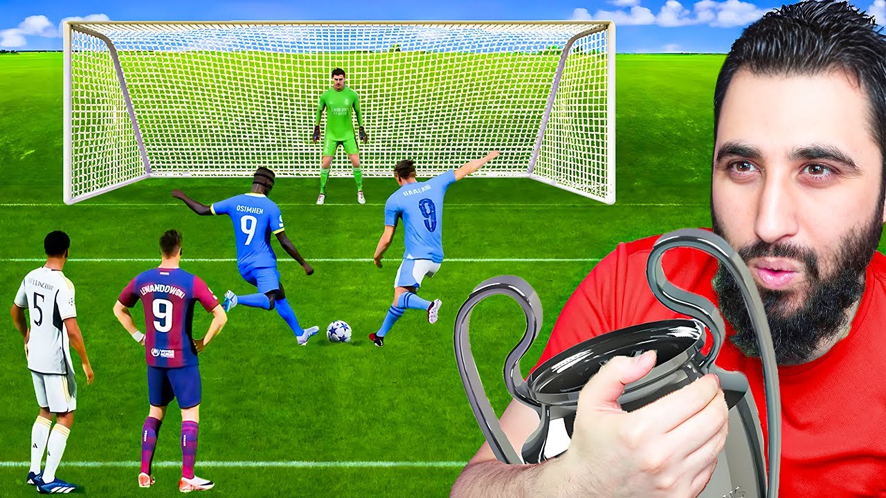 دوري الابطال لكن بضربات الجزاء !!