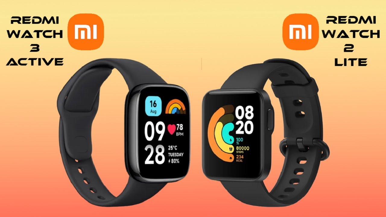 redmi watch 3 active vs redmi watch 2 lite