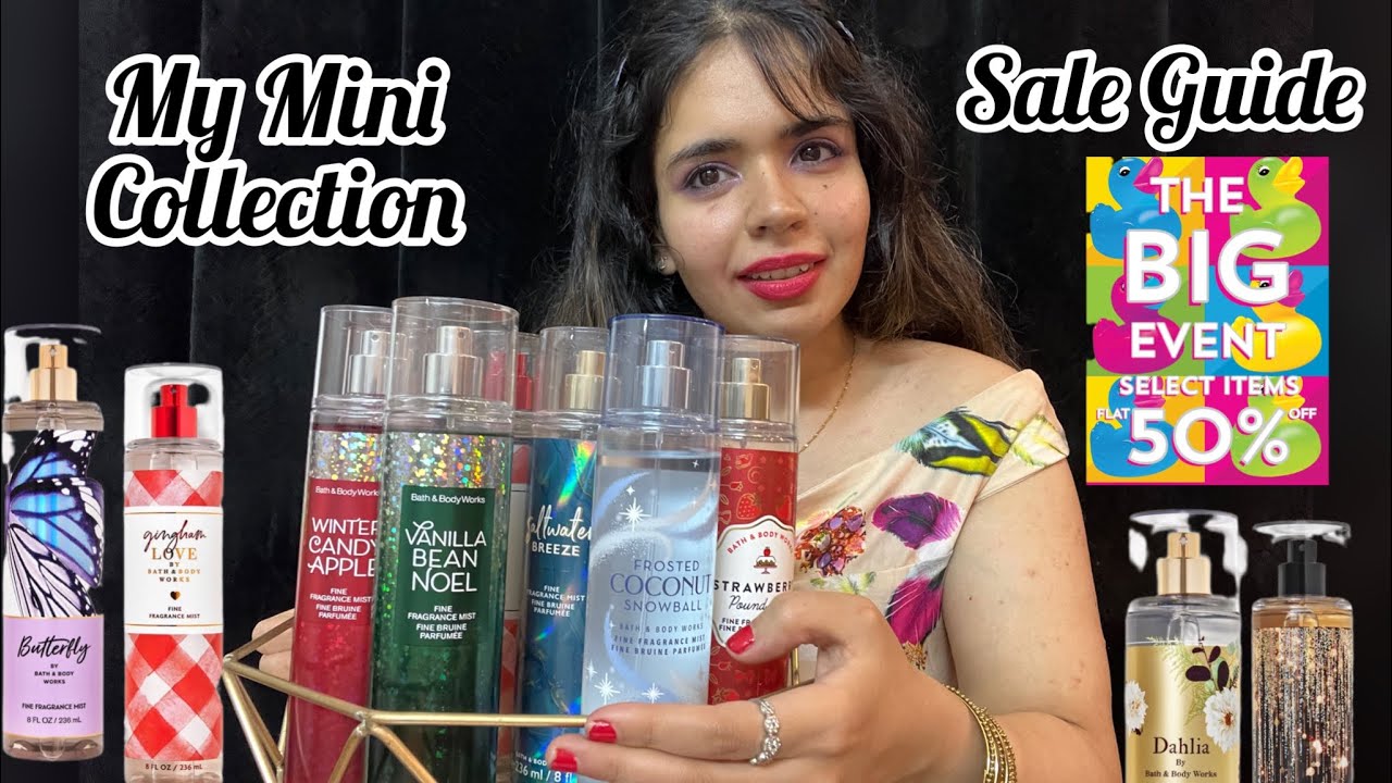 BATH & BODY WORKS SALE MISTS REVIEWED , MY BODY MISTS COLLECTION
