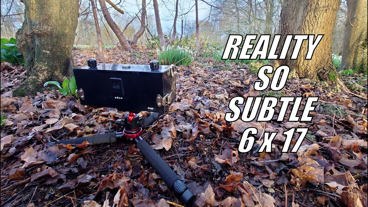 Pinhole Camera Vlog 3 - Reality so Subtle 6 x 17 ...Going WIDE with a Pinhole Camera!
