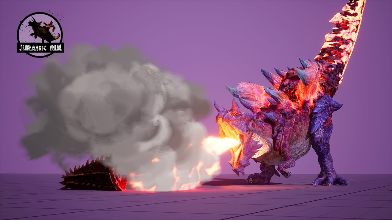 Glavenus eat tail Deviljho | Animation Showcase