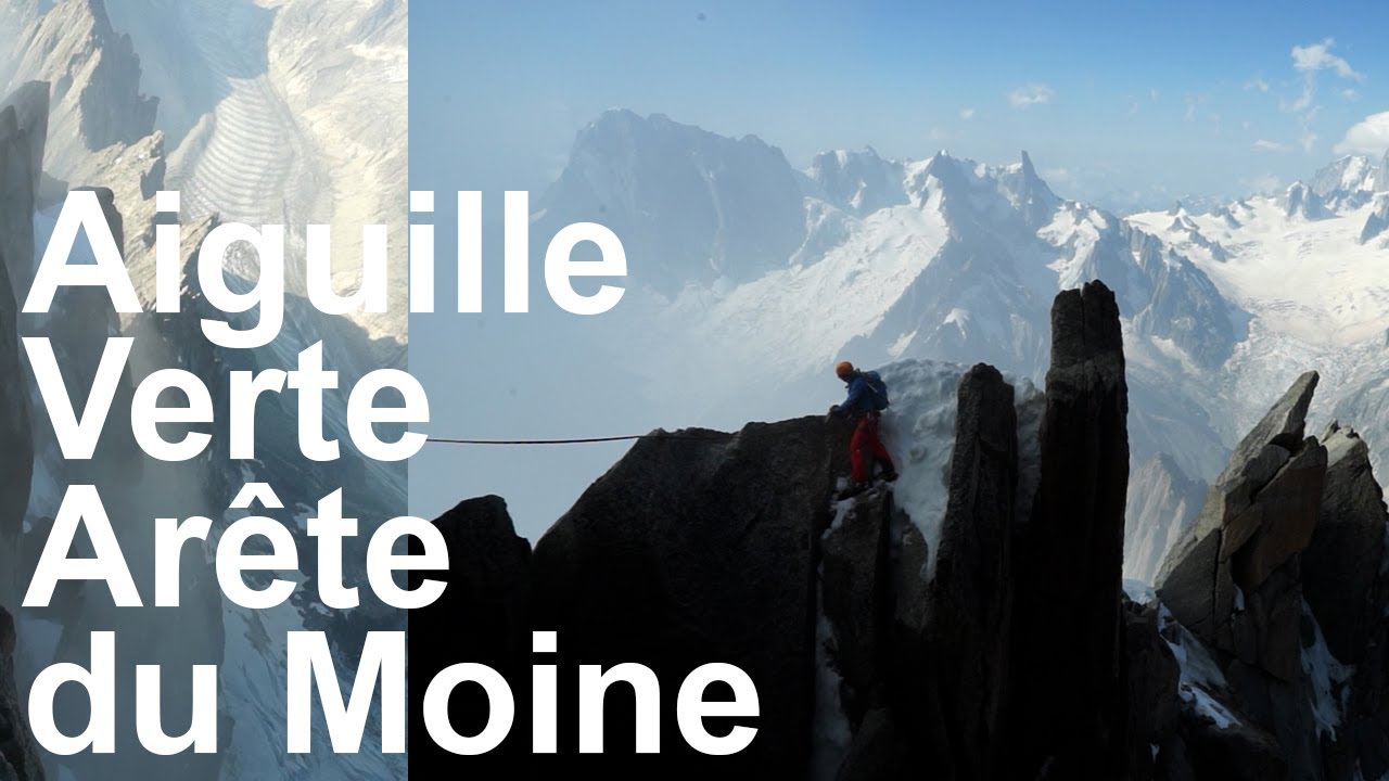 Arête du Moine Aiguille Verte Refuge du Couvercle Chamonix Mont-Blanc montagne alpinisme