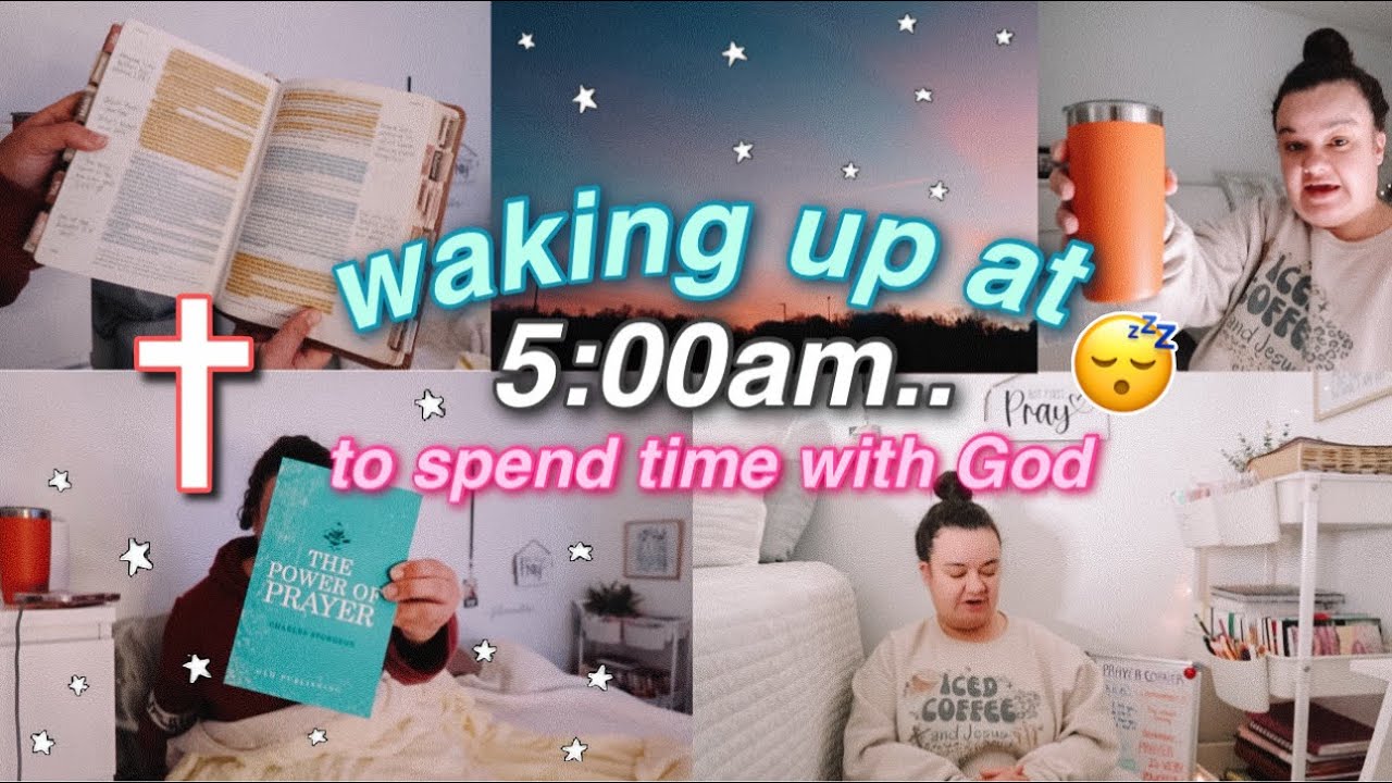 waking up at 5AM everyday for a week… to grow closer to God! (this changed my life)