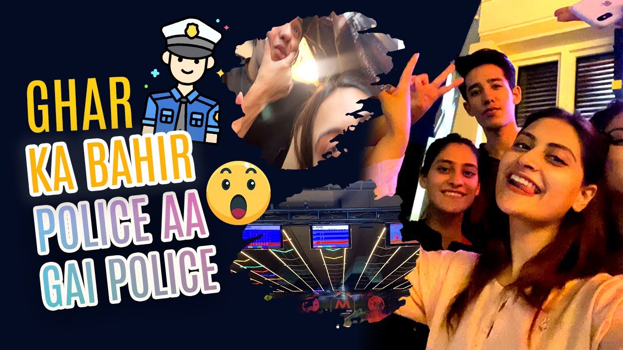 Ghar kay bahir police kyun ai? 😳| we also did a bowling 🎳