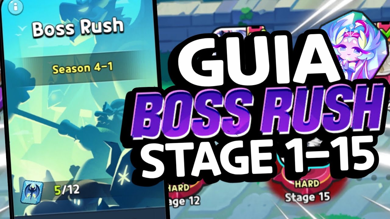 BOSS RUSH 4-1 GUIA PARA JEFES NIVEL 1 al 15 SIN SUGAR SWAN 