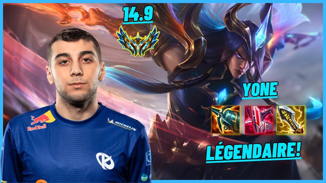 KC VLADI: YONE VS GALIO (MID) DOUBLE KILL, L&Eacute;GENDAIRE - EUW CHALLENGER - PATCH 14.9