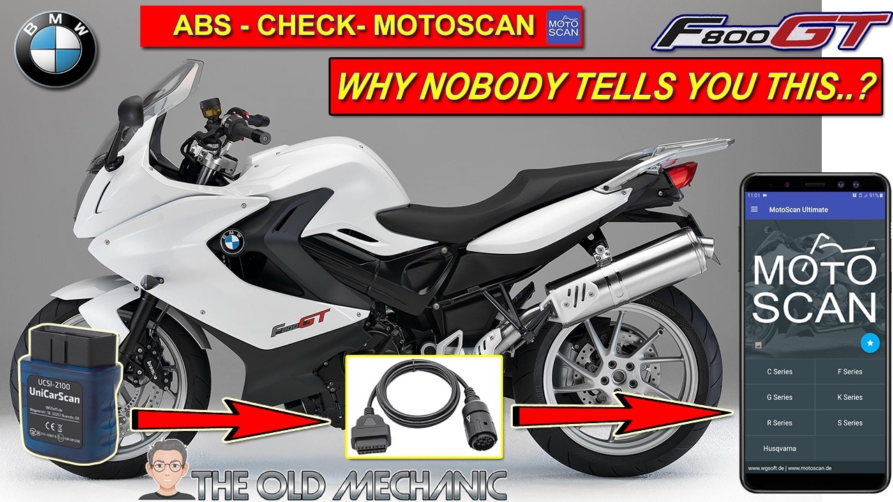 MOTOSCAN APP:  ABS BMW F800GT
