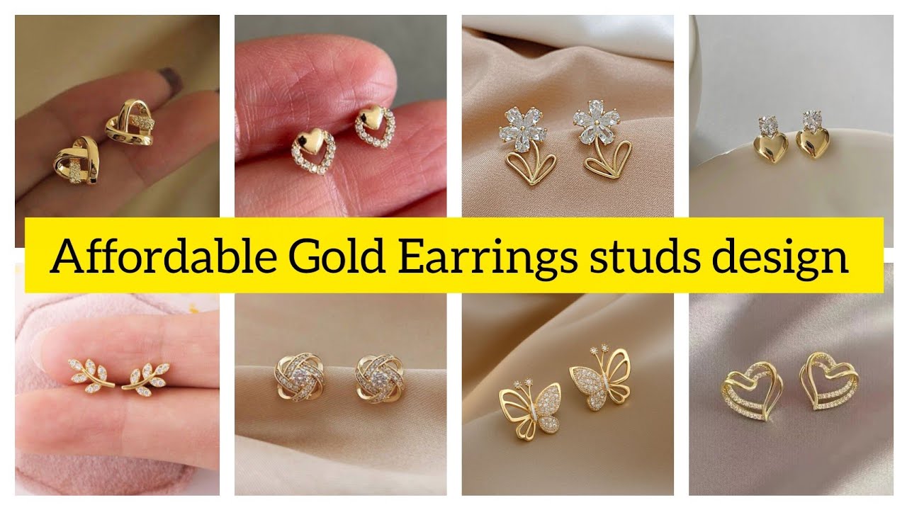 Affordable Stylish Gold Earring Stud Designs 🔥 | Trending 2026