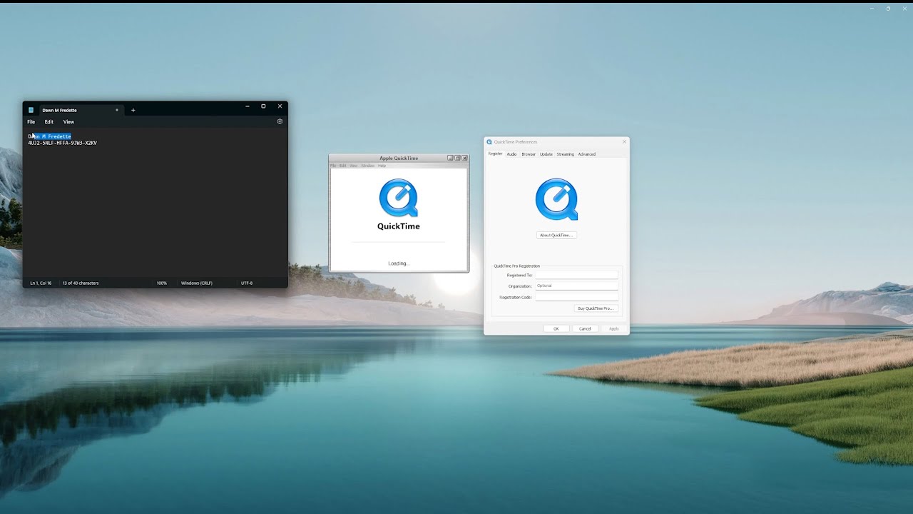 how to instal quicktime and crack for windows