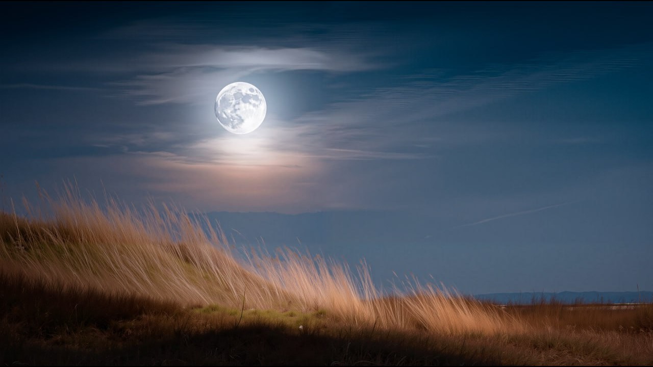 Soothing Flute Music with Soft Night Sounds 🌙 Insomnia Relief, Deep Sleep Music