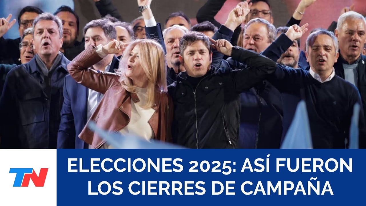 ELECCIONES LEGISLATIVAS I Los cierres de campa&ntilde;a de Milei y Kicillof, por Adri&aacute;n Ventura