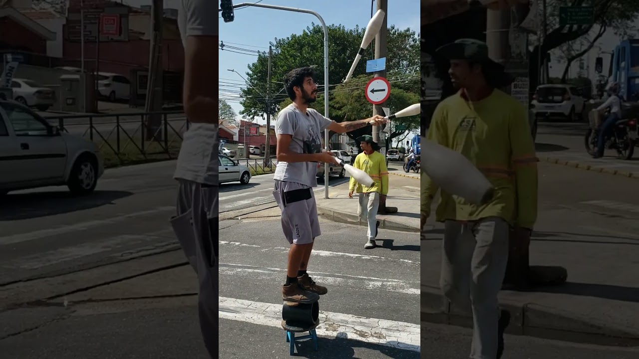 ARTISTA DE RUA🚦O MELHOR🚦 #sorocaba #rua#artista