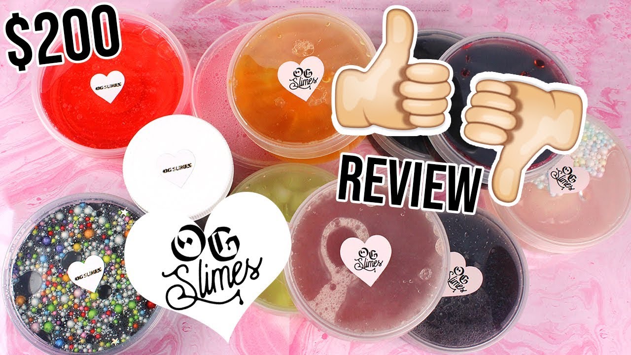 HUGE OG SLIME PACKAGE REVIEW!!! 100% HONEST SLIME REVIEW!