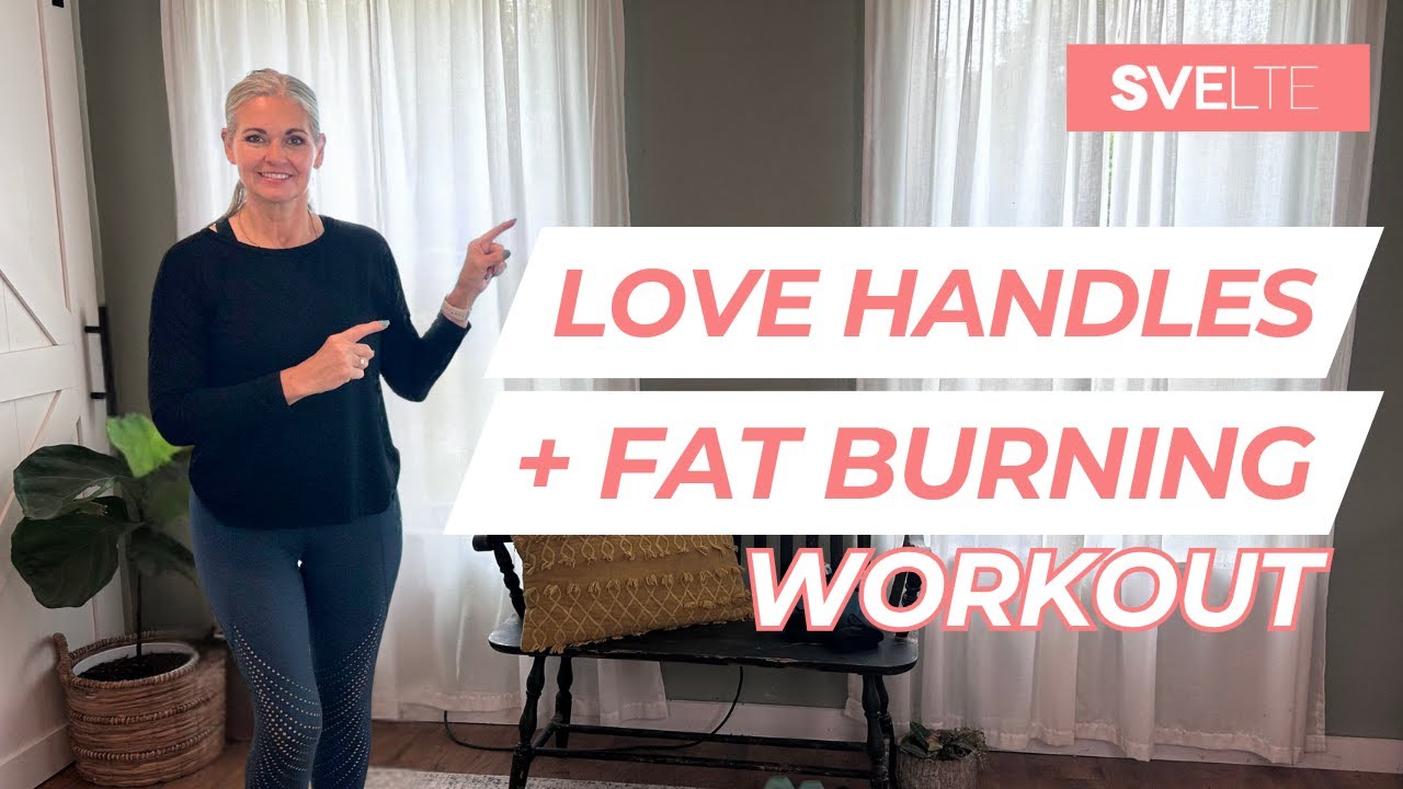 LOVE HANDLES & Fat Burning Workout | All Standing | Women Over 50