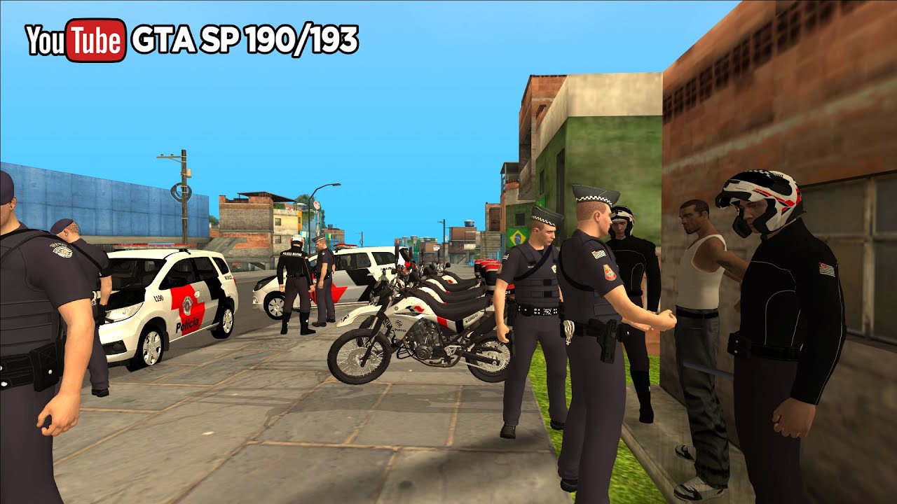GTA SA - PMESP - Tentou dar fuga na ROCAM?!