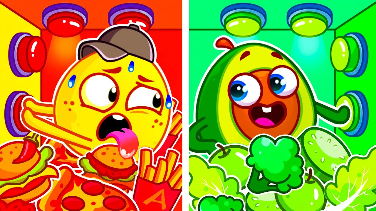 Healthy Food vs Junk Food Song 🍔 🥗