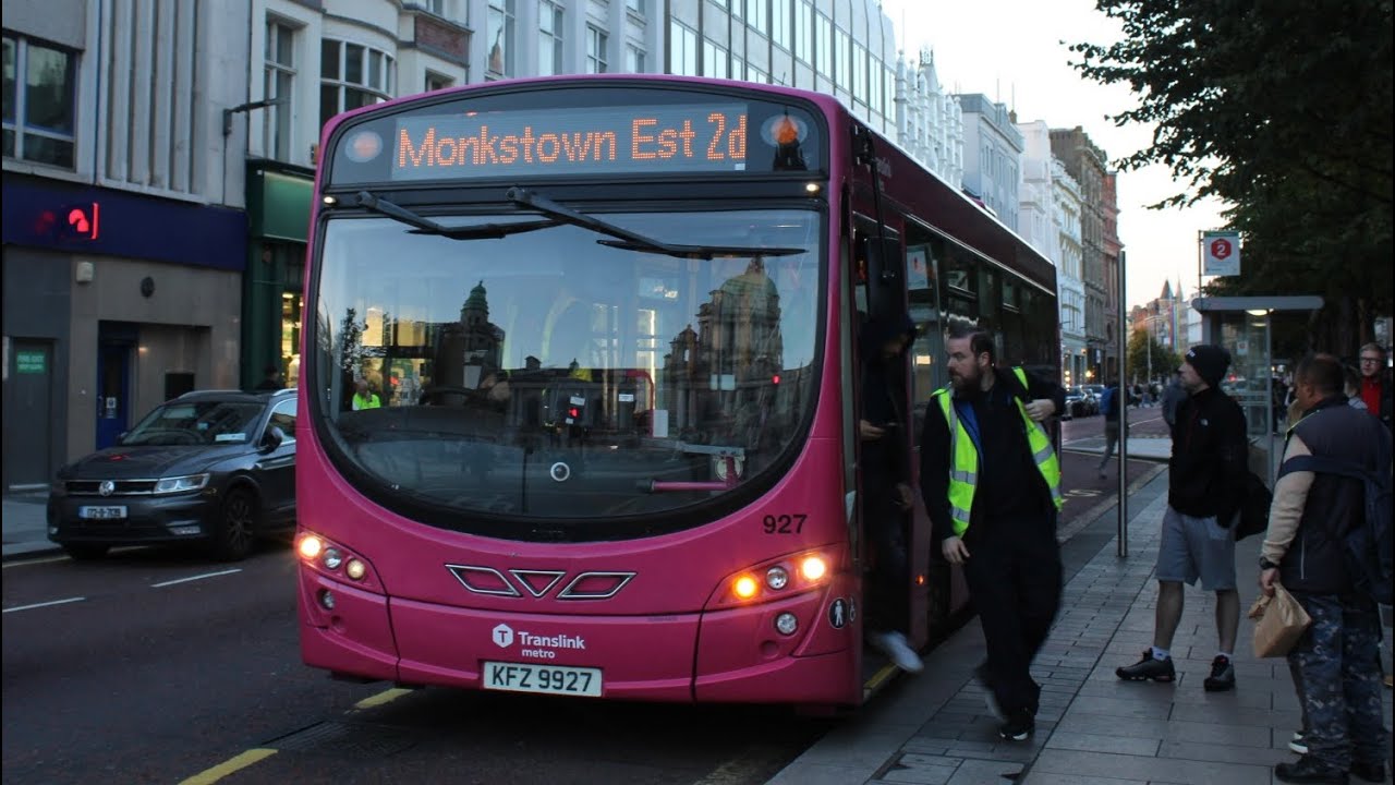 *Hill Climb* Translink Metro: Wright Volvo B7RLE Eclipse 2 (927) - Route: 1A