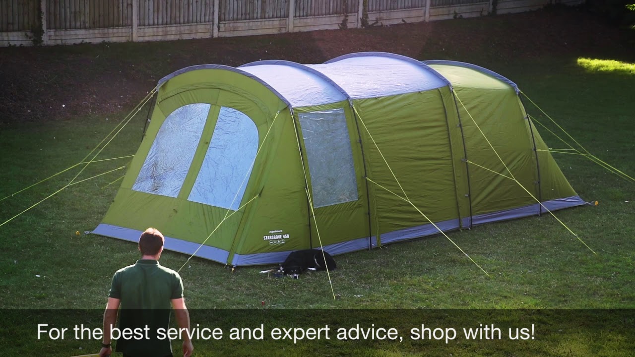 Vango Stargrove 450 & 600XL (Poled) Tent Pitching & Packing (Real Time) Video