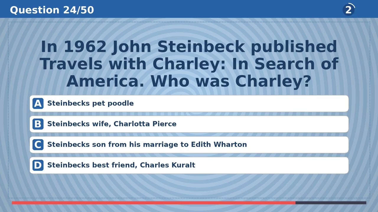 Quiz Night: 50 Questions Across All Topics