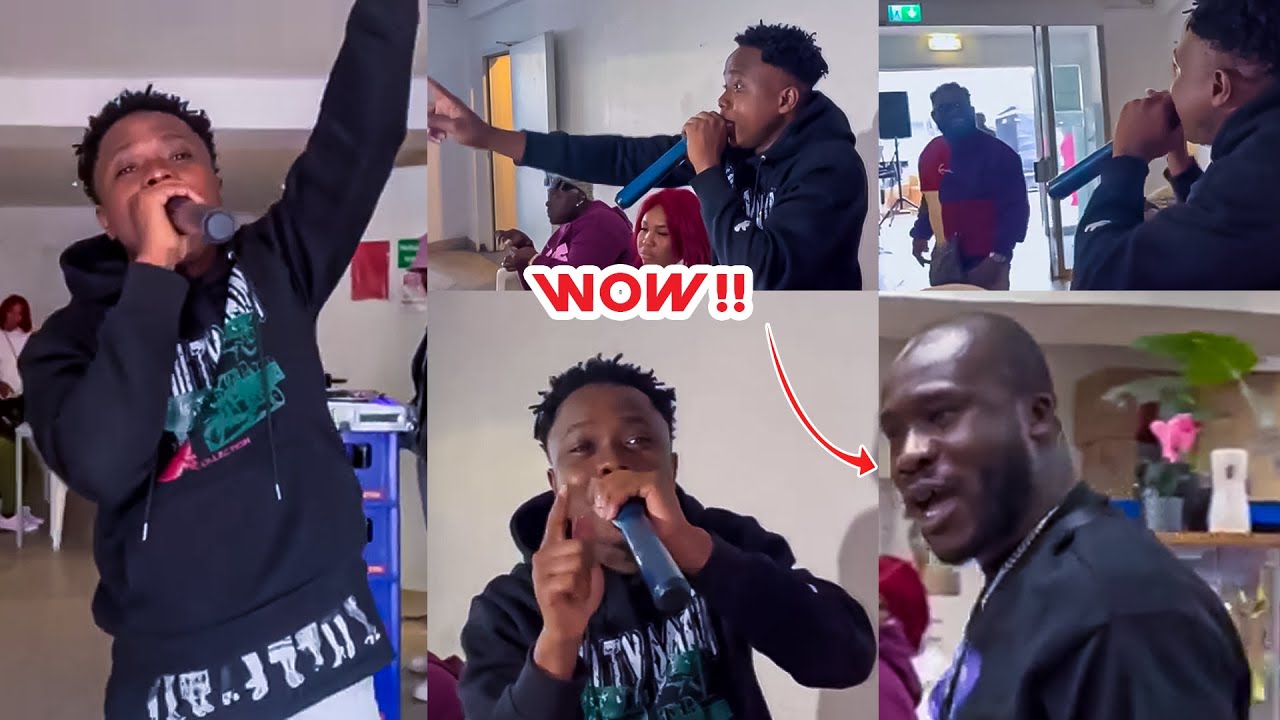 Wow!😮Kyekyeku Shock Everyone As He Performs Sarkodie's Songs Word For Word In Germany 😳🤩💯