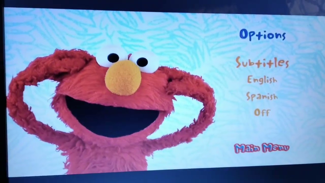 Sesame street dvd head,shoulders,knees, and toes