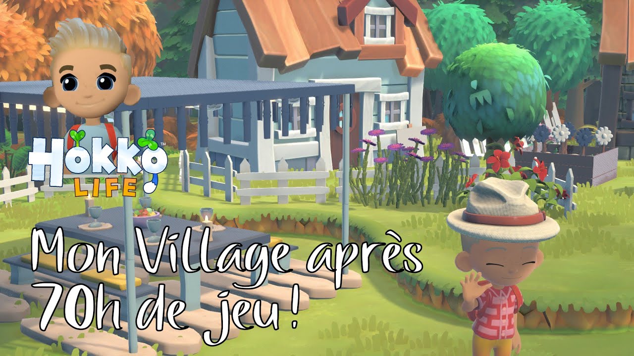 Hokko Life - Visite de mon Village après 70h de jeu