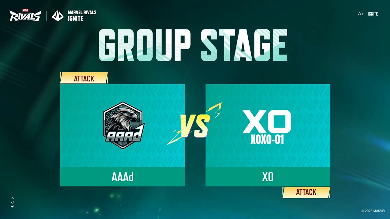 AAAd VS XOXO01 Предсезонный групповой этап в Азии