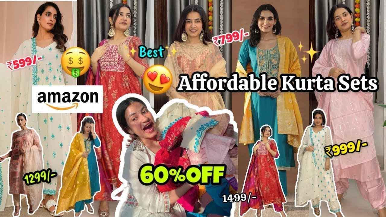 *HUGE* AMAZON Wedding Kurta Sets Haul✨🌺| Affordable Kurta Sets From Amazon | Incredible Isha12 |