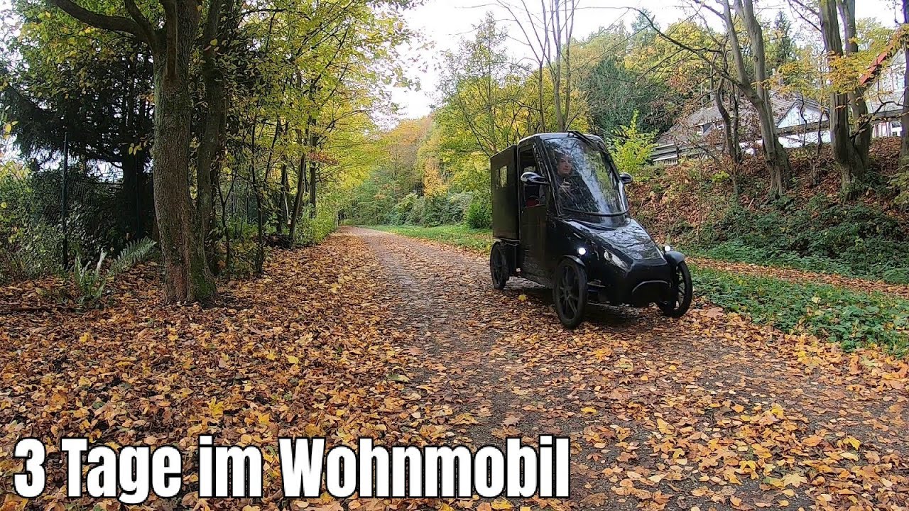 3 Tage Camping mit Fahrrad Wohnmobil / Gemütliche Herbst Tour