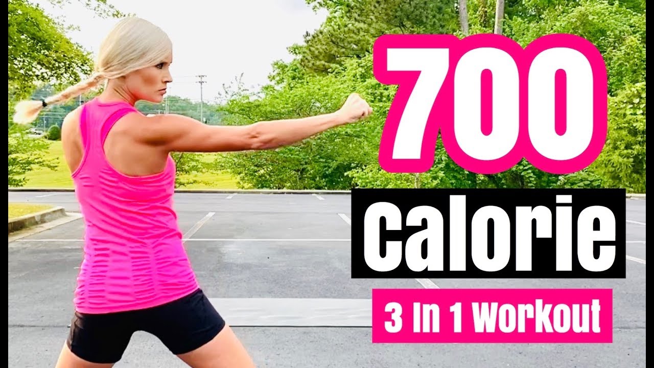 700 Calorie - 3 In 1 Workout | Cardio - Weights - Abs