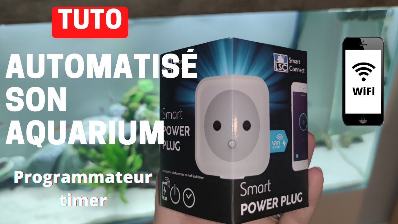 Automatisé son aquarium avec une prise wifi (programmateur timer)