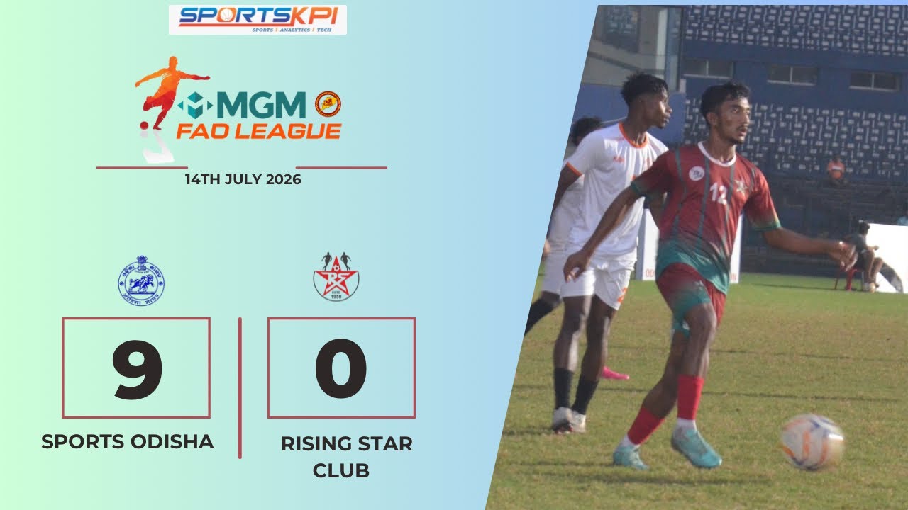 Лучшие моменты матча: Sports Odisha против Rising Star Club | MGM FAO League | 14 июля 26 г.
