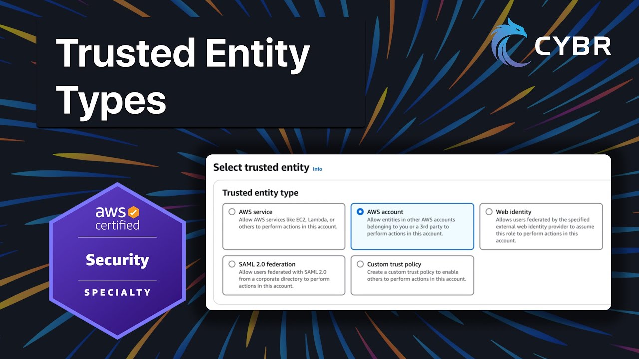 Trusted entity types - AWS SCS-C03