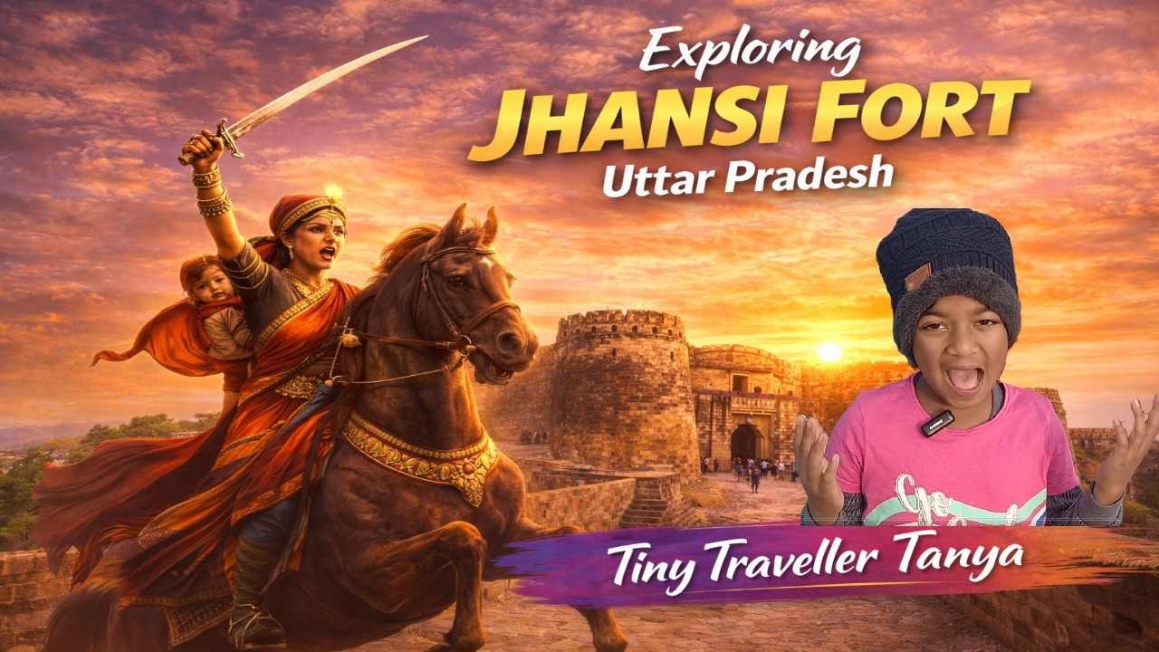 Exploring Jhansi Fort  Story of Rani Lakshmi Bai #tinytravellertanya @TanyaMohapatra #jhansi #fort