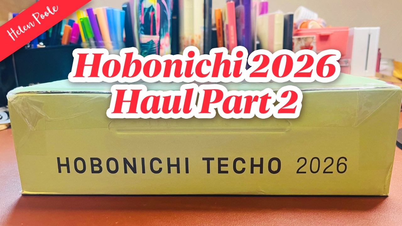 Распаковка Hobonichi 2026 (часть 2!) | Обложки, аксессуары и канцелярские товары Joy