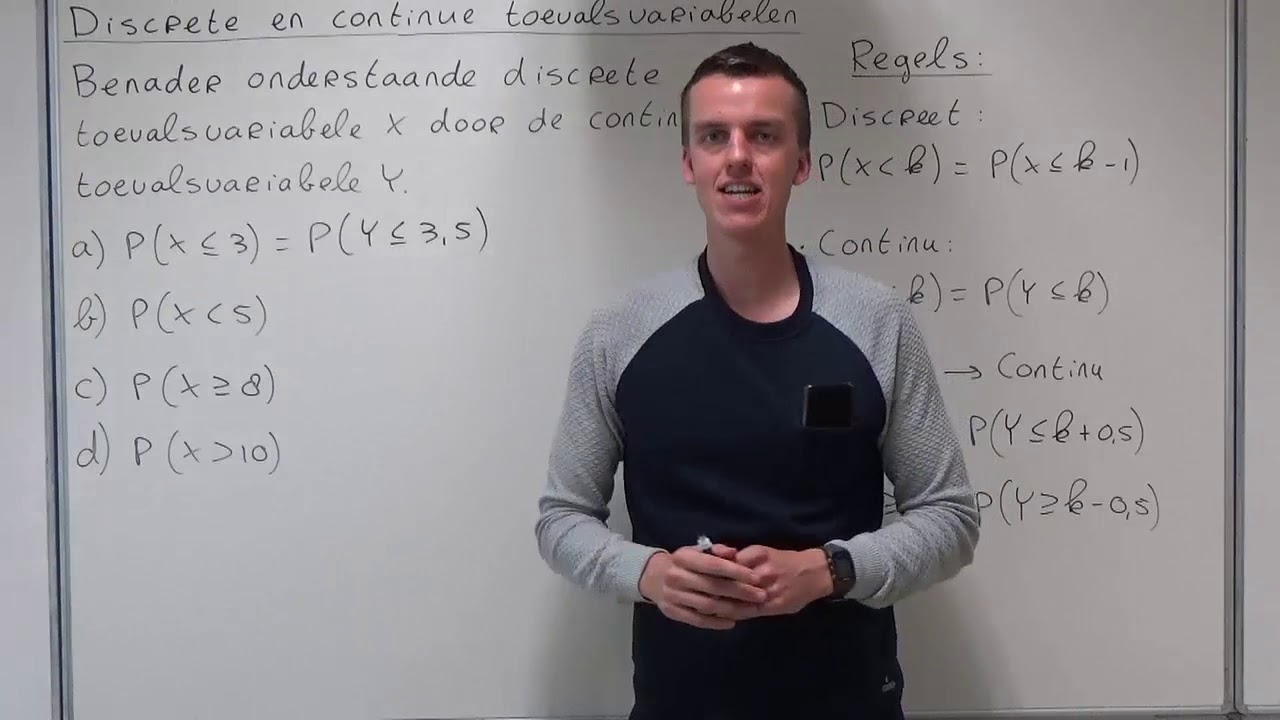 Discrete en continue toevalsvariabelen (VWO wiskunde A)
