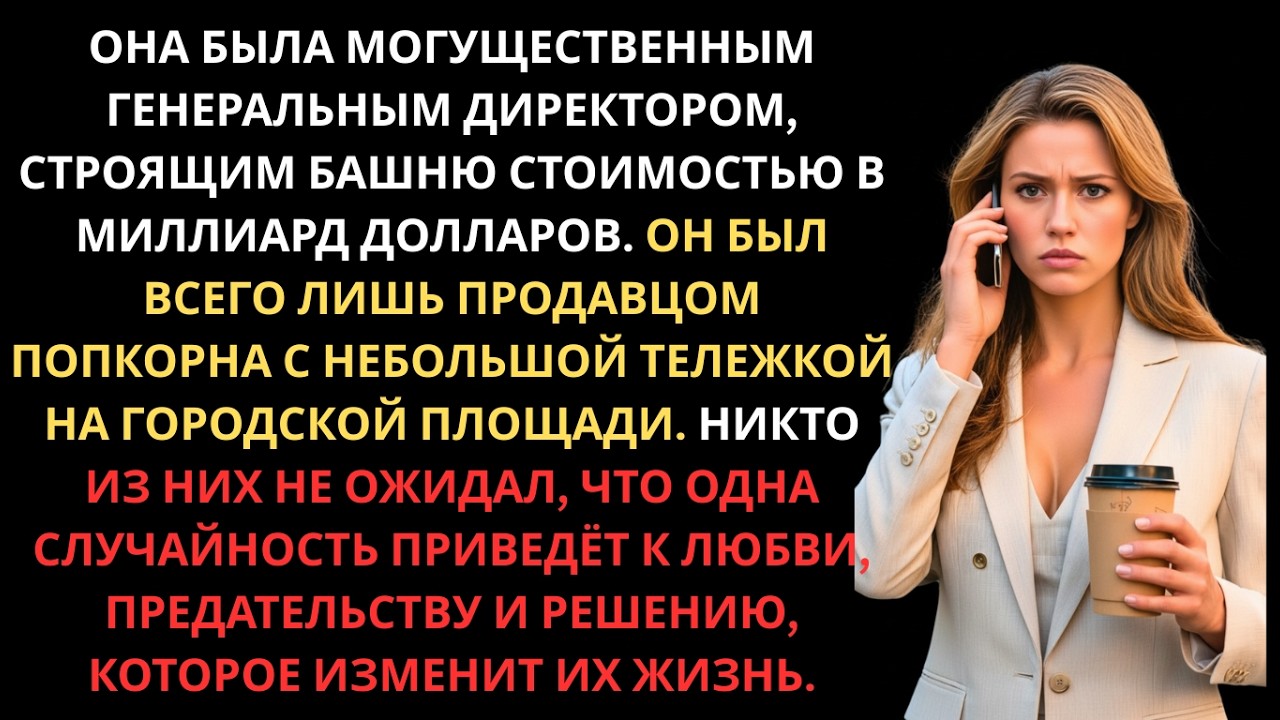 ГЕНЕРАЛЬНЫЙ ДИРЕКТОР, КОТОРАЯ СОЛГАЛА ПРОДАВЦУ ПОПКОРНА — НО ПРАВДА ИЗМЕНИЛА ВСЁ.
