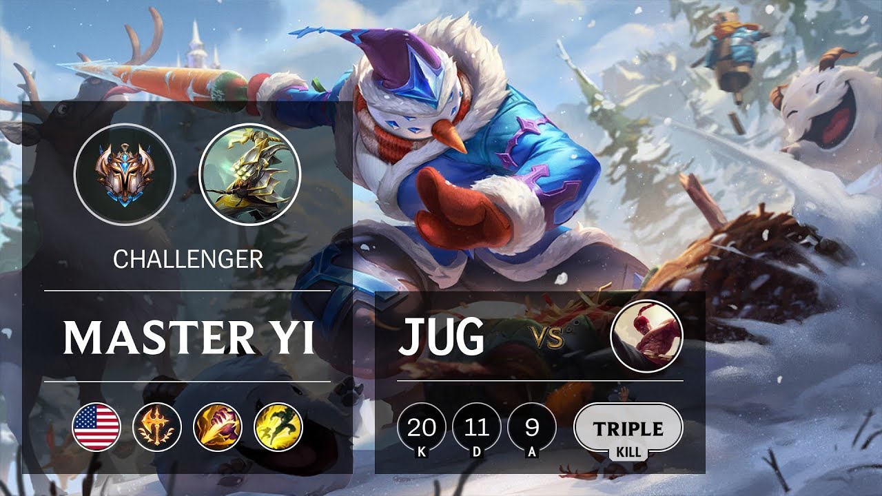 Master Yi Jungle vs Lee Sin - NA Challenger Patch 9.20