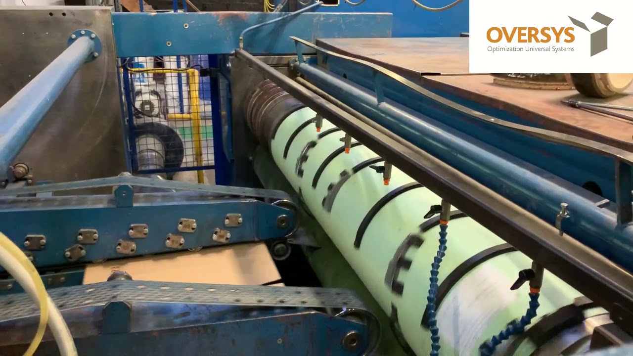 VIDEO OVERSYS U56870221 EMBA 244 2 COLOR FLEXO FOLDER GLUER WITH ROTARY DIE CUTTER