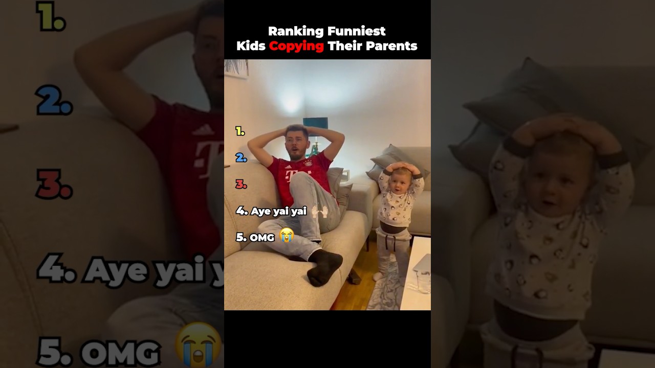 Funniest Kids Copying Their Parents 👶😂