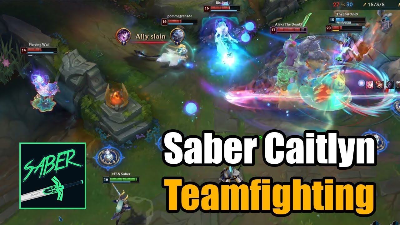 UNBELIEVEABLE CAITLYN TEAMFIGHTING (FULL GAME)