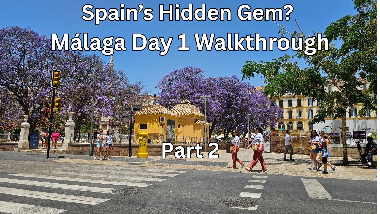 Málaga Day 1 Part 2 | Folklórico in the Park, Coastal Walks & Beach Bliss