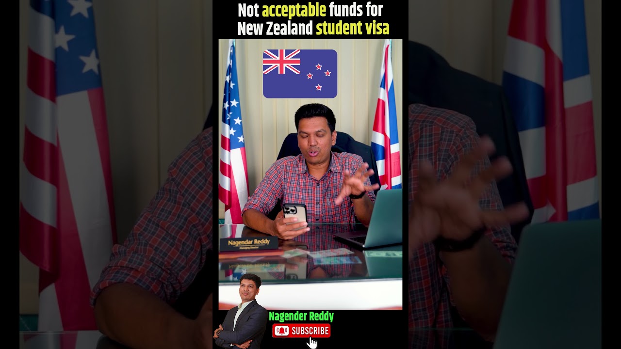New Zealand Student Visa: Funds That Are NOT Accepted! || @nagendar_reddy