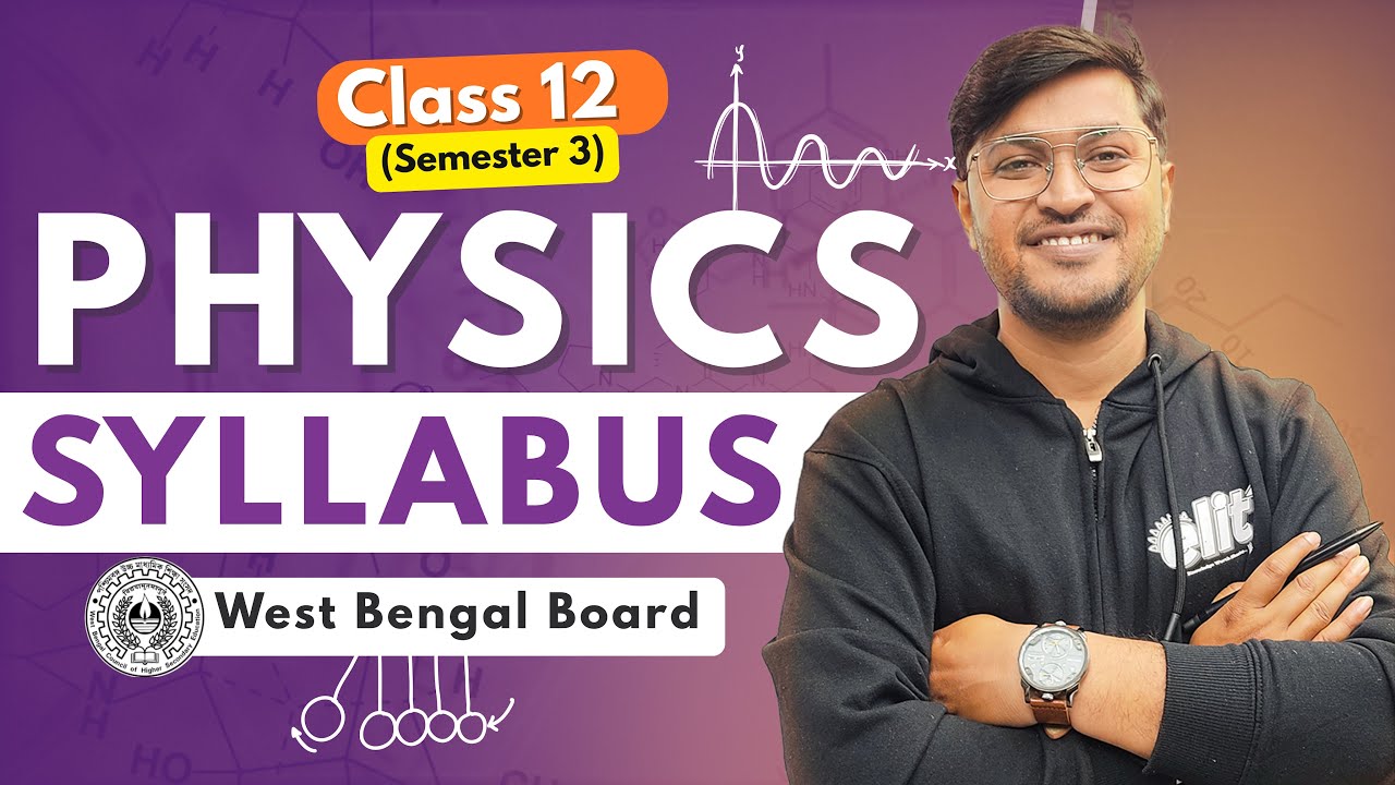 Physics Syllabus - Class 12🔥✅| উচ্চমাধ্যমিক | WBCHSE | Semester 3 | Dipta Sir | Bengali | elit