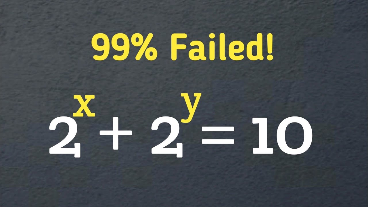 Math Olympiad | Hardest Math Problem in the World | Algebra Problem