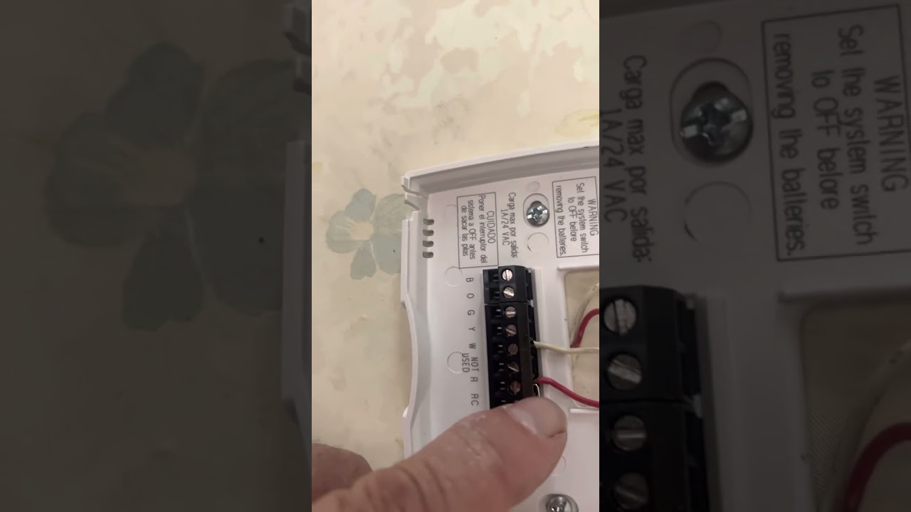 Подключите цифровой термостат Honeywell к старой двухпроводной системе